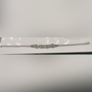 Accent crystal belt. Bridal